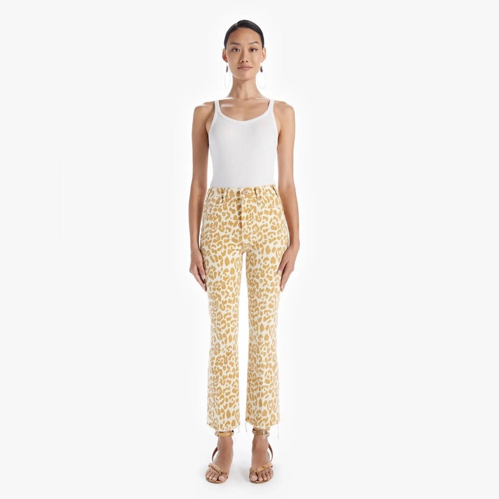 NWT MOTHER The Hustler Ankle Fray Prowl Jeans